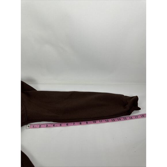 Vintage Y2K Pink Panther “back off” Hoodie Brown Size XL - Picture 9 of 10